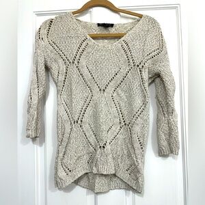 International concepts crochet knit sweater